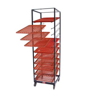 Bakery Bread Racks on Casters and Wire Product Displays