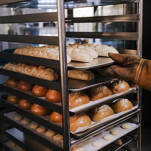 bakery storage racks