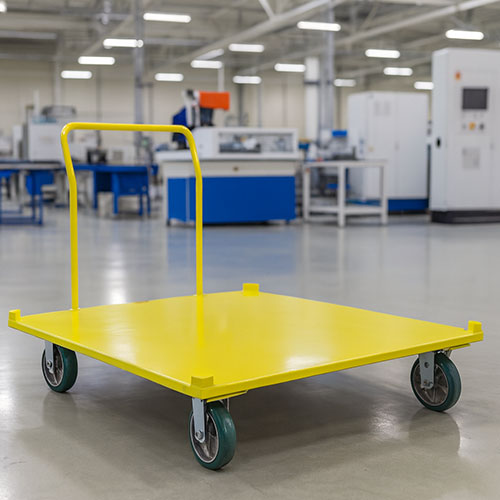 custom steel pallet trolleys