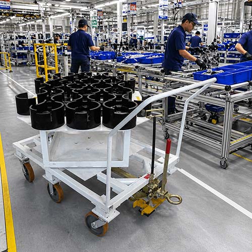 urethane fixtures to protect parts in manufacturing